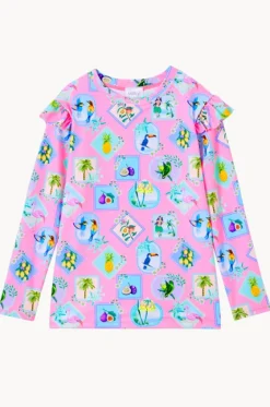 Rashies & Sunsuits^Milky Girls Resort Suntop Pink