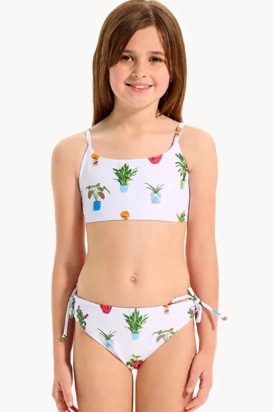 Bikini Sets^Seafolly Girls Girls Playa Bonita Crop Set WHITE