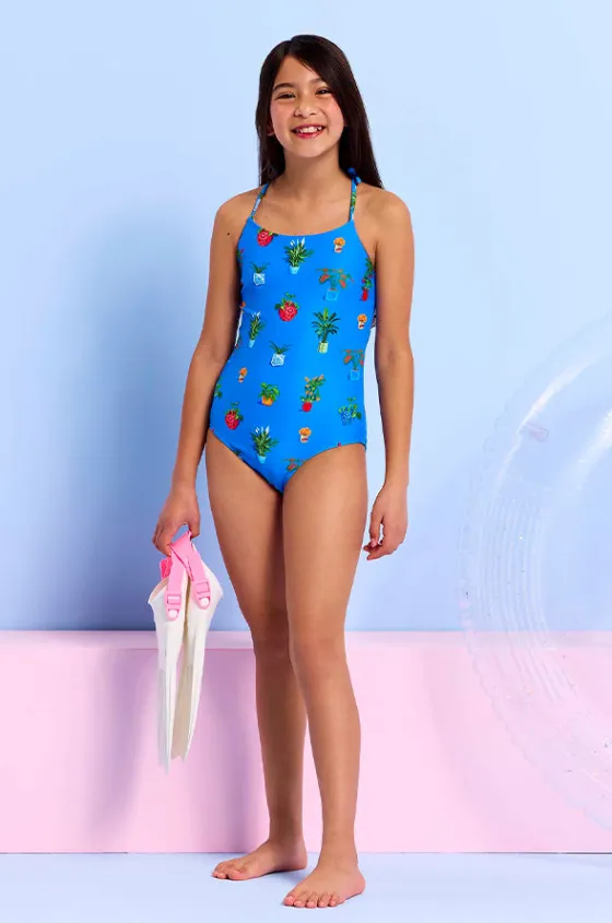 One Pieces^Seafolly Girls Girls Playa Bonita One Piece Blue