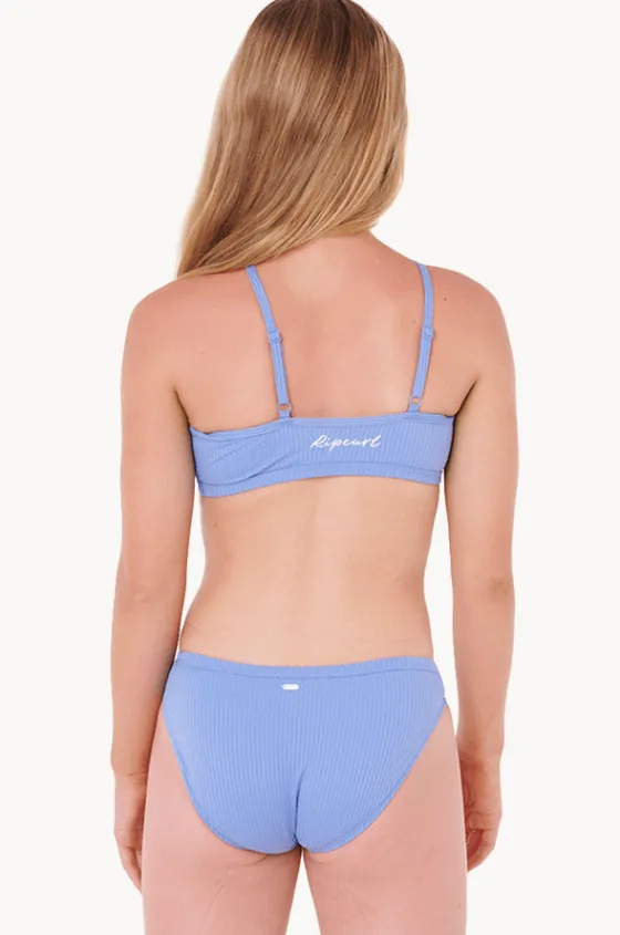 Bikini Sets^Rip Curl Girls Premium Rib 2.0 High Neck Crop Set Blue