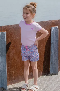 Boardshorts^Milky Girls Pretty Posy Boardshort Pink/Blue