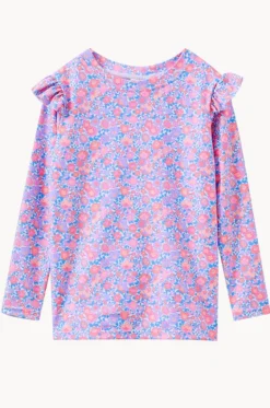 Rashies & Sunsuits^Milky Girls Pretty Posy Suntop Pink/Blue