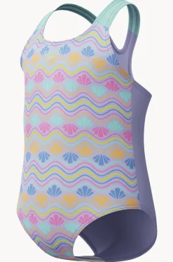 One Pieces^Speedo Girls Print One Piece Lavender