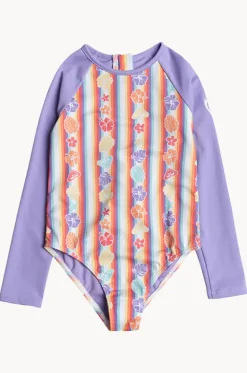Rashies & Sunsuits^Roxy Girls Bay Stripe Sunsuit Rainbow