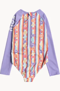 Rashies & Sunsuits^Roxy Girls Bay Stripe Sunsuit Rainbow