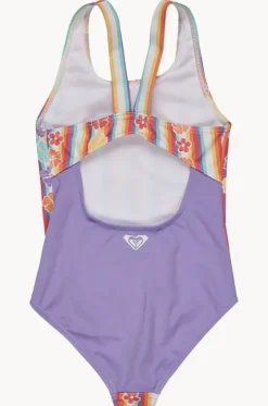 One Pieces^Roxy Girls Bay Stripe One Piece Rainbow