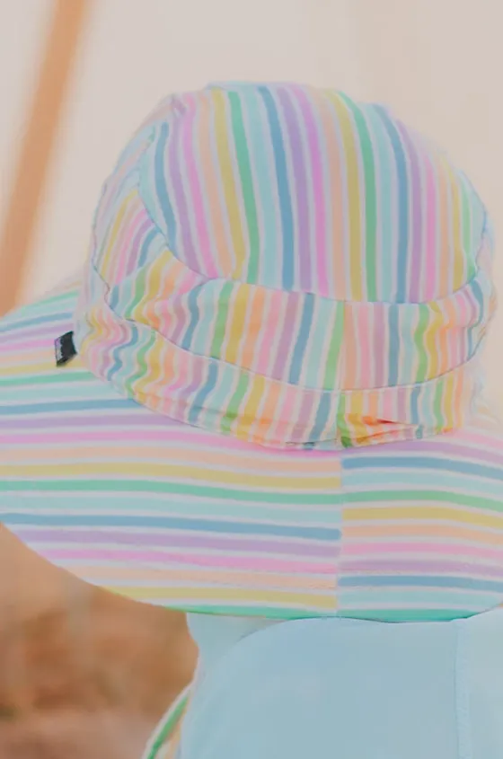 Hats^Bedhead Girls Rainbow Classic Bucket Sunhat Multi
