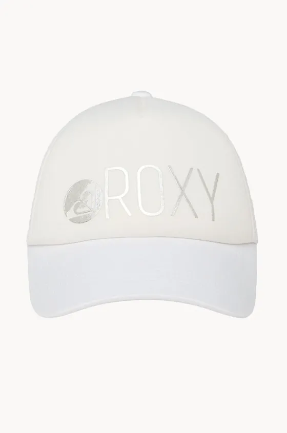 Hats^Roxy Girls Reggae Town Cap White