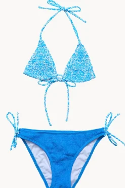 Bikini Sets^Snapper Rock Girls Santorini Tri Set Blue