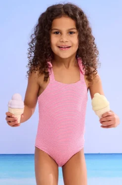 One Pieces^Seafolly Girls Girls Seersucker One Piece Pink