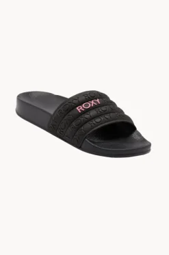 Footwear^Roxy Girls Slippy WP Slide Black