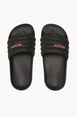 Footwear^Roxy Girls Slippy WP Slide Black