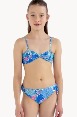 Bikini Sets^Seafolly Girls Girls Sol De Sur Tie Crop Set Blue/Pink