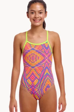 One Pieces^Funkita Girls Sound Stopper Single Strap One Piece Multi