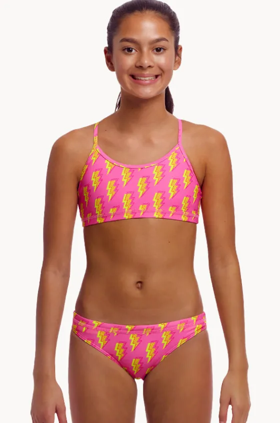 Bikini Sets^Funkita Girls Stunner Crop Set Pink/yellow