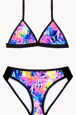 Bikini Sets^Salty Ink Girls Sugar Palm Tri Set Sugar palm black multi