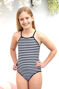 One Pieces^Salty Ink Girls Summer Vacay Reversible One Piece Multi