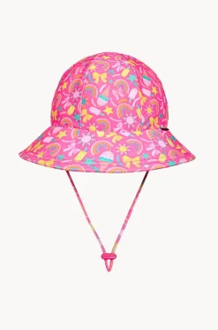 Hats^Bedhead Girls Summertime Ponytail Bucket Sunhat Hot Pink