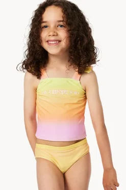 Tankini Sets^Rip Curl Girls Sunkissed Dreams Tankini Set Hot Pink