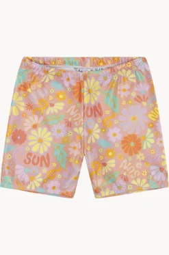 Bottoms^Babes In The Shade Girls Sunny Girl Swim Short Orange/pink