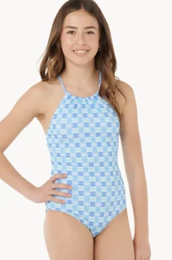 One Pieces^Rip Curl Girls Sunset Rib One Piece Aqua