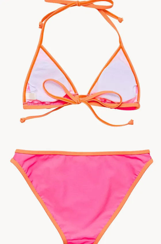 Bikini Sets^Snapper Rock Girls Sunset Sorbet Tri Set Pink/orange