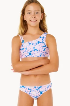 Bikini Sets^Rip Curl Girls Sunshine Squad Crop Set Elec Blue