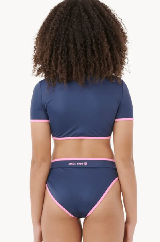 Rashies & Sunsuits^Rip Curl Girls Surf Puff Crop Suntop Set Navy