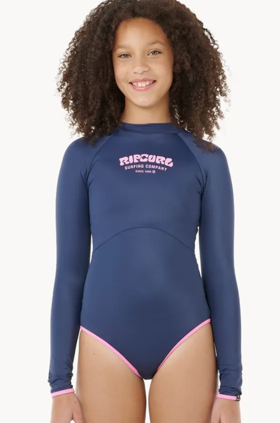 Rashies & Sunsuits^Rip Curl Girls Surf Puff Sunsuit Navy