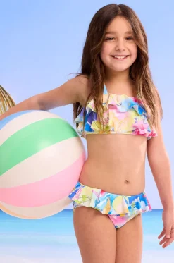 Bikini Sets^Seafolly Girls Girls Surrealism Frill Crop Set Multi