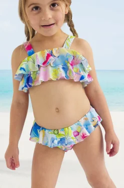 Bikini Sets^Seafolly Girls Girls Surrealism Frill Crop Set Multi
