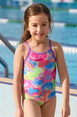 One Pieces^Funkita Girls Sweet Sting One Piece Purple/multi