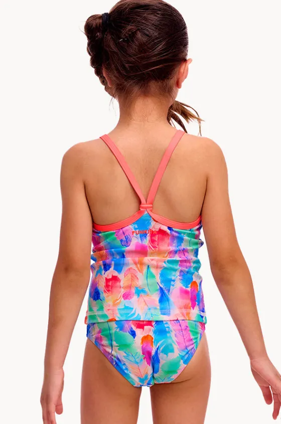 Tankini Sets^Funkita Girls Tickle Pink Tankini Set Blue/natural