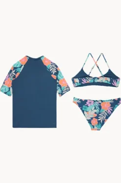 Rashies & Sunsuits^Roxy Girls Tropical 3 Piece Set Indigo