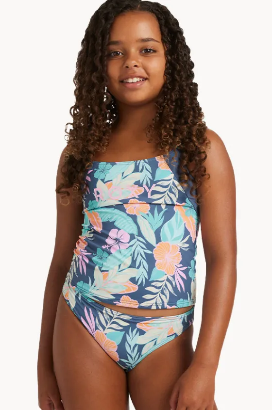 Tankini Sets^Roxy Girls Tropical Active Tankini Set Indigo