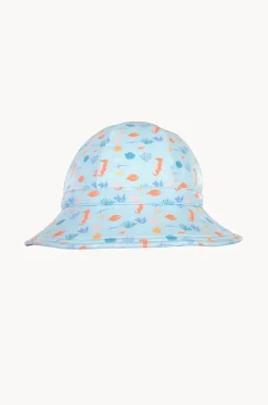 Hats^Acorn Girls Tropical Reef Swim Hat Aqua
