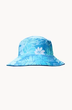 Hats^Salty Ink Girls Tropicana Bucket Hat Blue