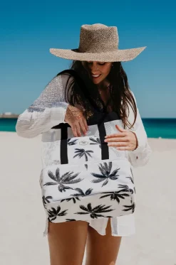 Cooler Bags|Picnic Vibes^Good Vibes Havana 2 In 1 Beach Cooler Bag Black/white
