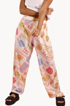 Pants^Go Girl Havana Flat Band Yacht Pant WHITE