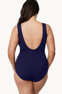 One Pieces^Jantzen Heritage Square Neck One Piece Ink