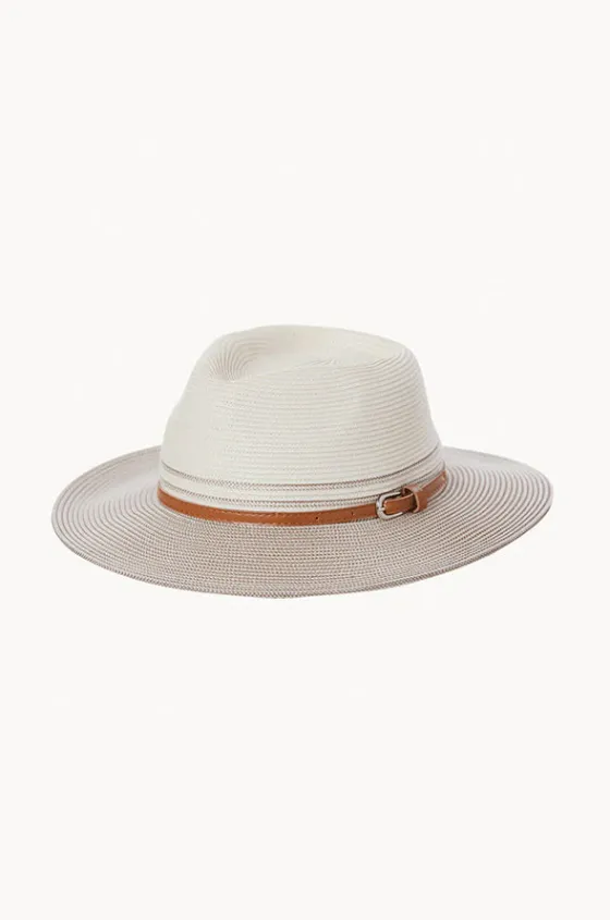 Headwear^Cancer Council Australia Heritage Town & Country Fedora Ivory/bronze