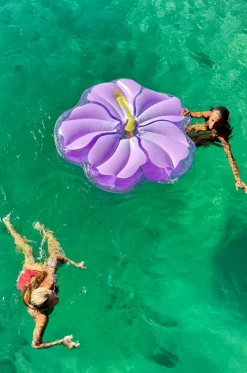 Pool Inflatables^Sunny Life Hibiscus Luxe Lie On Float Lilac