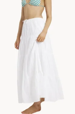 Skirts^Billabong High Tides Maxi Skirt WHITE