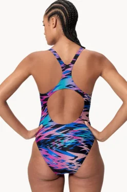 One Pieces^Speedo Hyperboom Allover Medalist One Piece Pink/Blue
