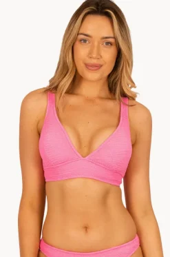 Bikini Tops^Baku Ibiza D/DD Cup Longline Bra Flamingo