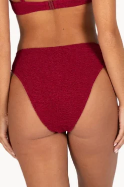 Bottoms^Baku Ibiza High Leg Pant Scarlet