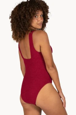 One Pieces^Baku Ibiza Longline One Piece Scarlet