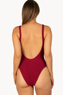 One Pieces^Baku Ibiza Low Back One Piece Scarlet