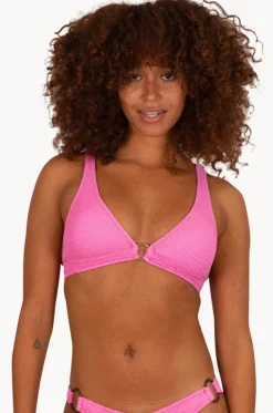 Bikini Tops^Baku Ibiza Ring Front Bra Flamingo