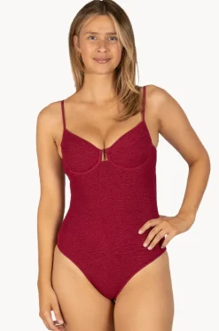 One Pieces^Baku Ibiza Underwire Balconette One Piece Scarlet